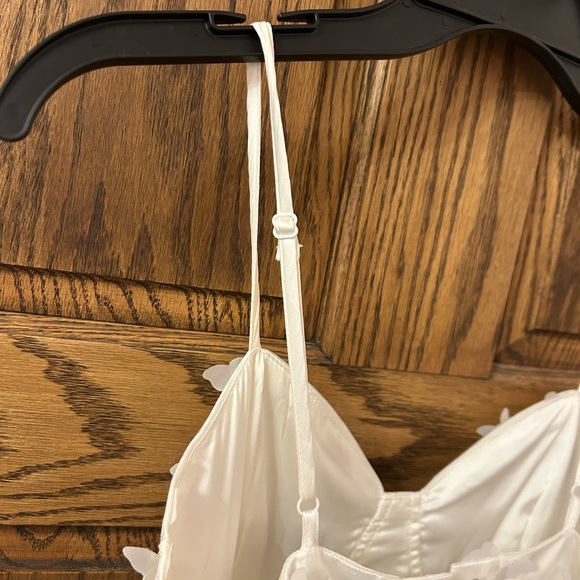 Lulu's 3D Butterfly White Lace Formal Midi Dress Large - Picture 6 of 10